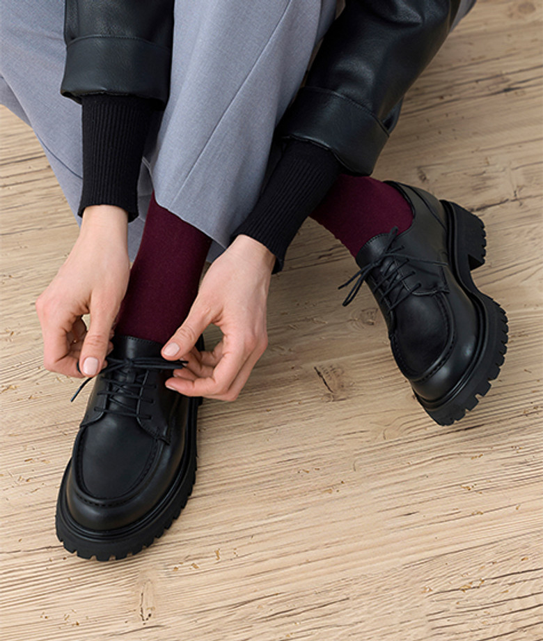 Paul Green 1237-008 Schnürschuhe in schwarz