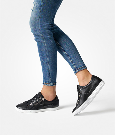 Nette zwarte best sale sneakers dames