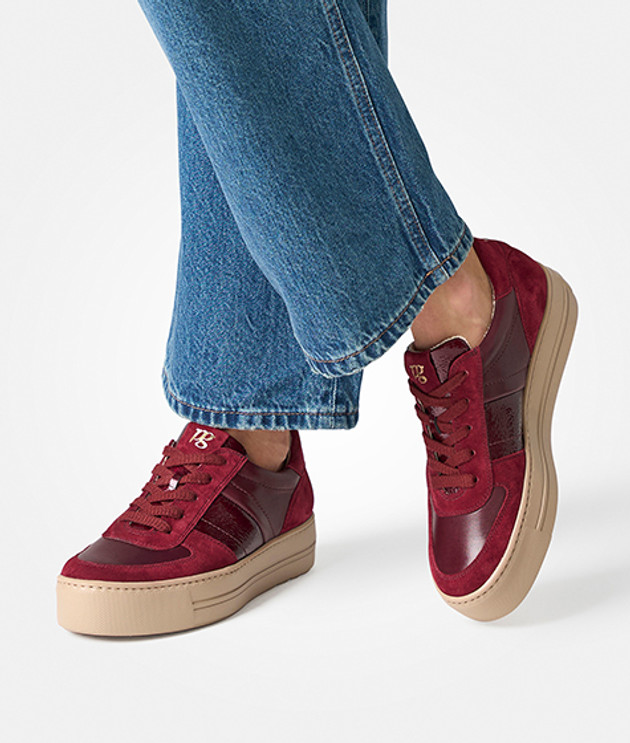 Paul Green 5230-180 sneaker in red