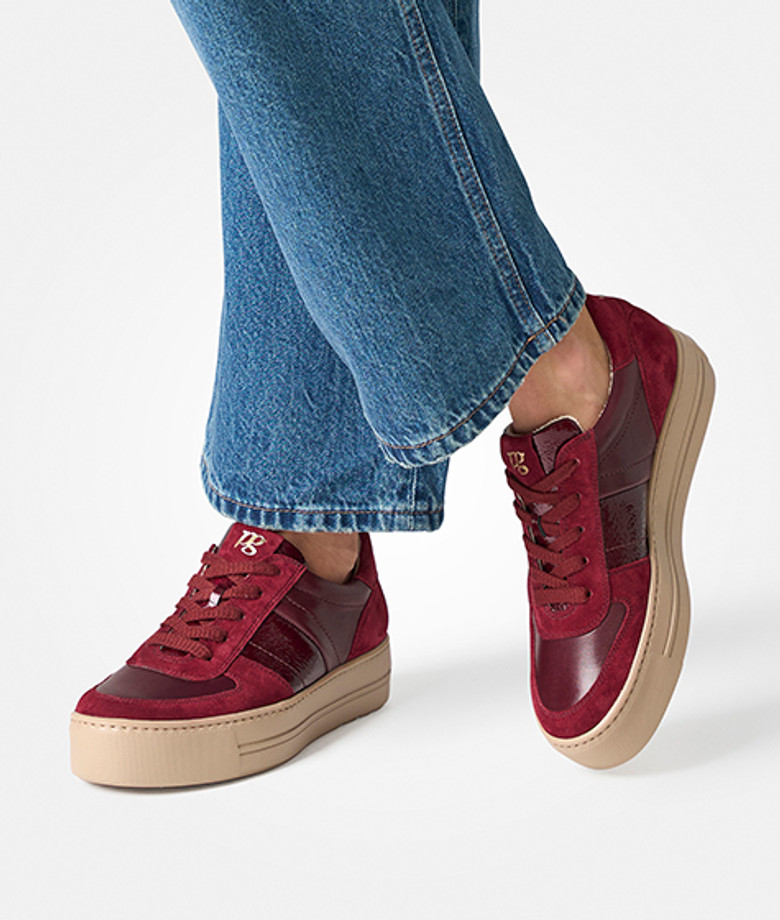 Paul Green 5230-180 sneaker in red