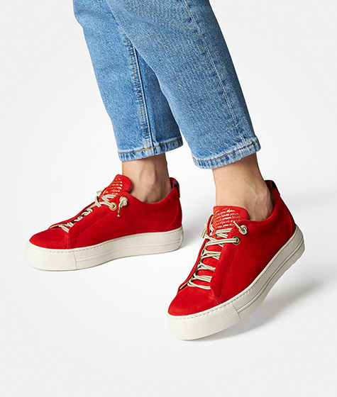 Paul green hot sale red shoes