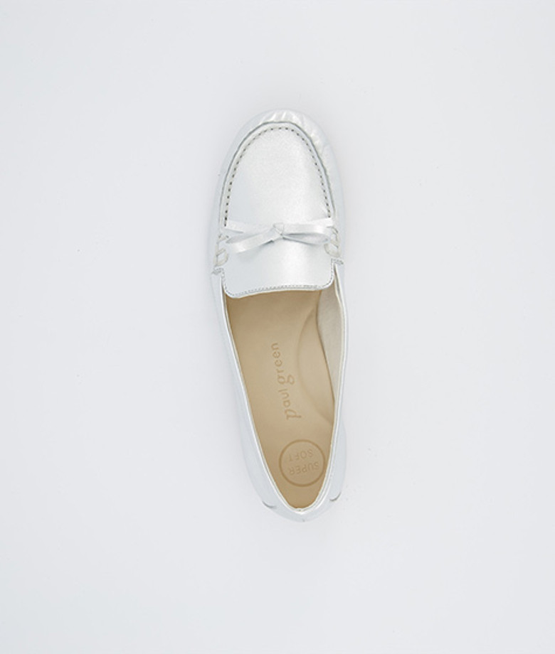 Paul Green 1152-027 Slipper & Mokassin in silber
