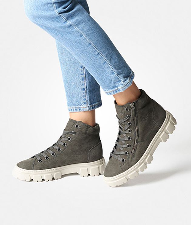 Paul Green 5210-012 boots in gray