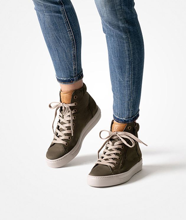 Paul Green 4024-109 sneaker in green
