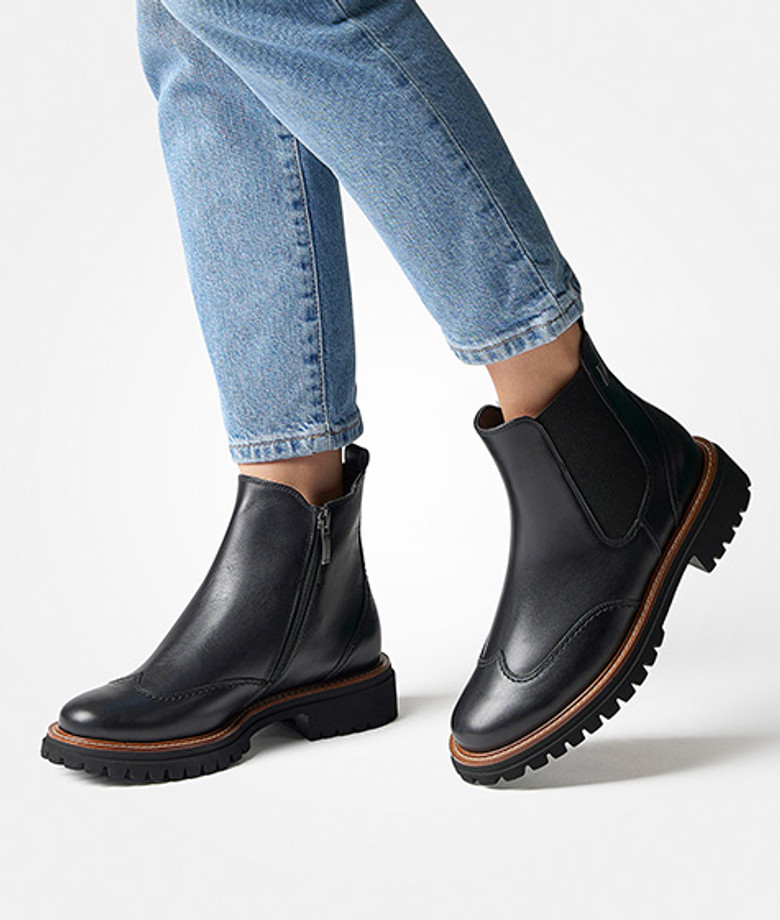 Paul Green 8119-000 Stiefeletten in schwarz