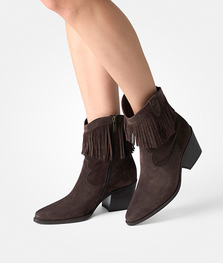Paul Green 8249-029 ankle boots in brown