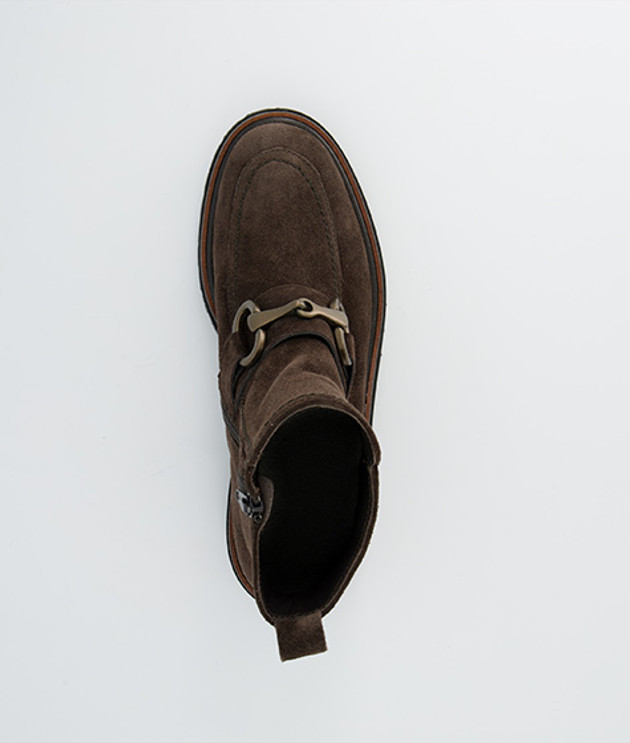 Paul Green 8024-030 Brown Ankle Boots