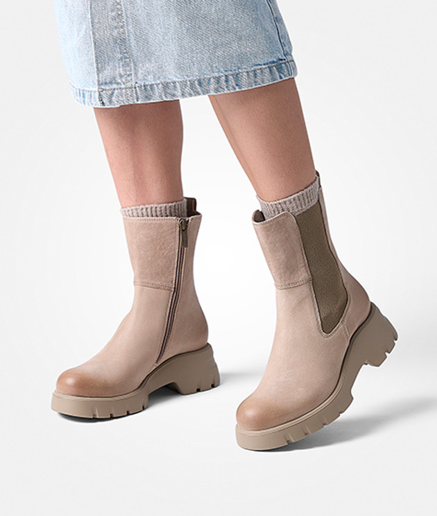 Paul Green 8104-078 Stiefeletten in beige