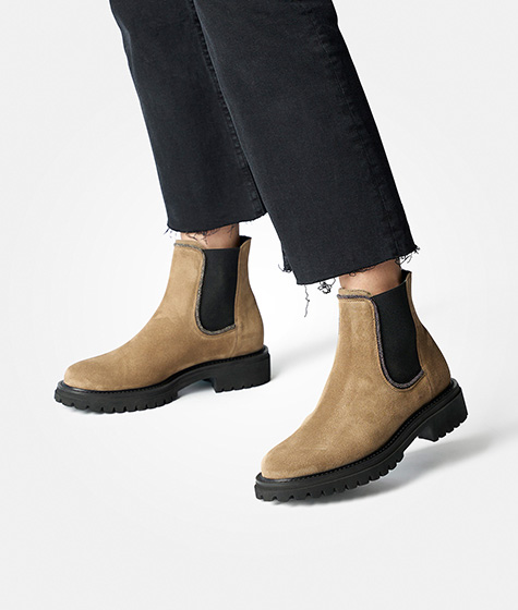 Chelsea boots nubuck femme best sale