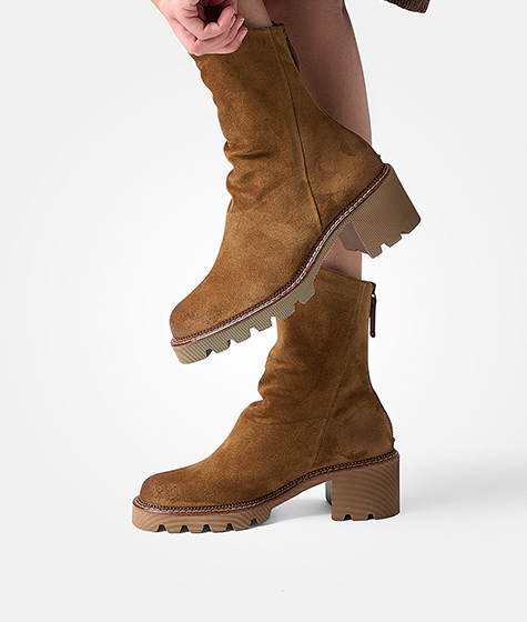 paulgreenレザー ブーツ ブラウン Paul Green Ankle Boots in brown - the largest selection online