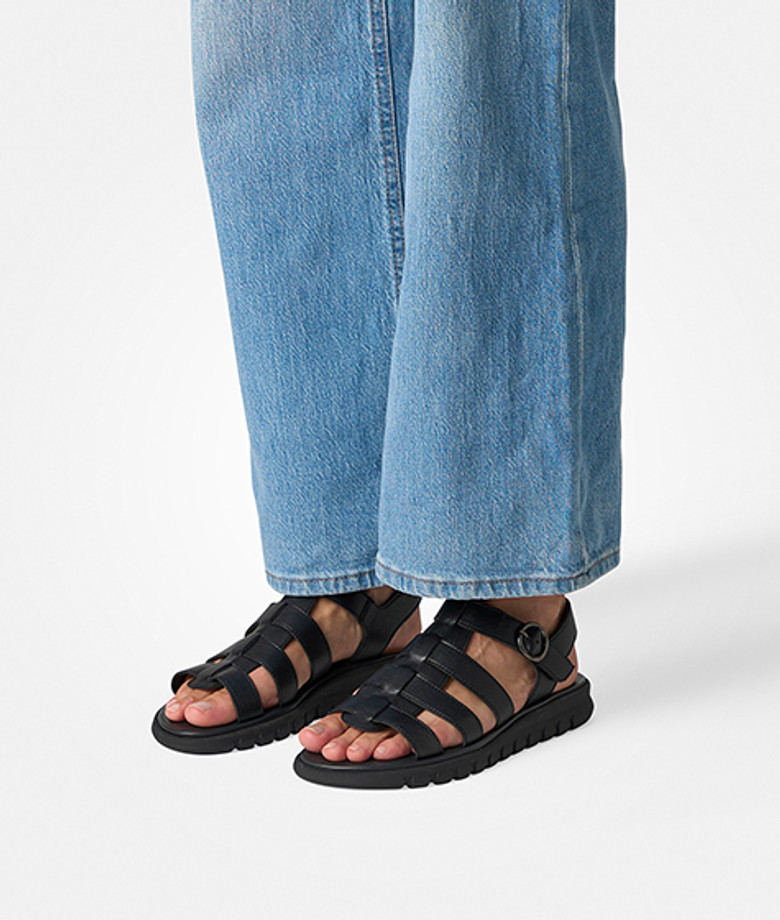 Paul Green 6204-009 sandals in black