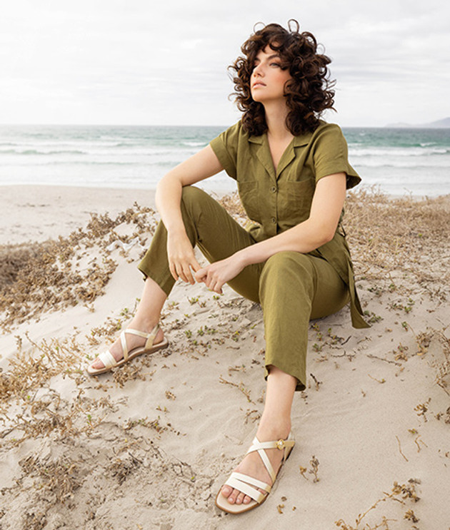 Paul Green 6096-077 sandals in gold