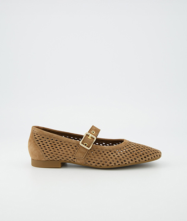 Paul Green 1213-029 ballerina in brown