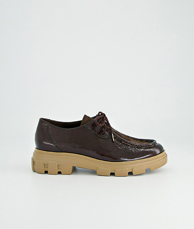Paul Green 1183-030 lace-up shoes in brown