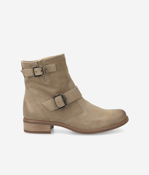 Beige suede booties best sale