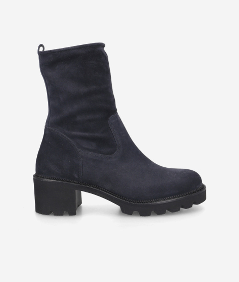 Botines Paul Green Para Mujer – Cuero, Tacón Ancho 5.5 Cm, Cremallera, Talla E