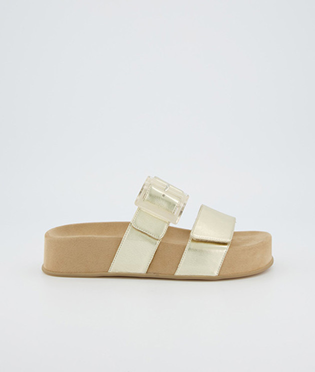 Paul Green 6157-027 sandals in gold
