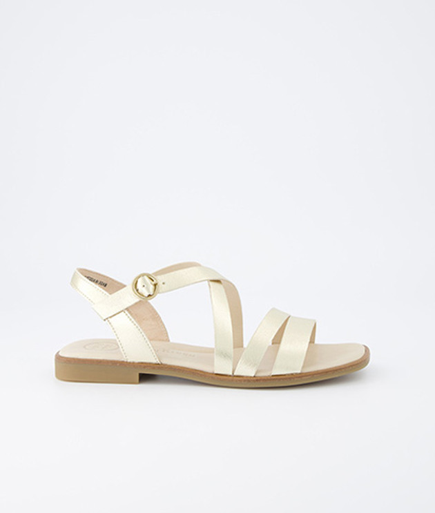 Paul Green 6096-077 sandals in gold