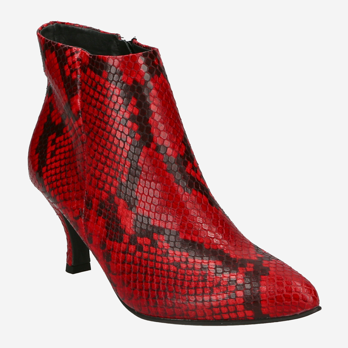 Snakeskin red clearance boots