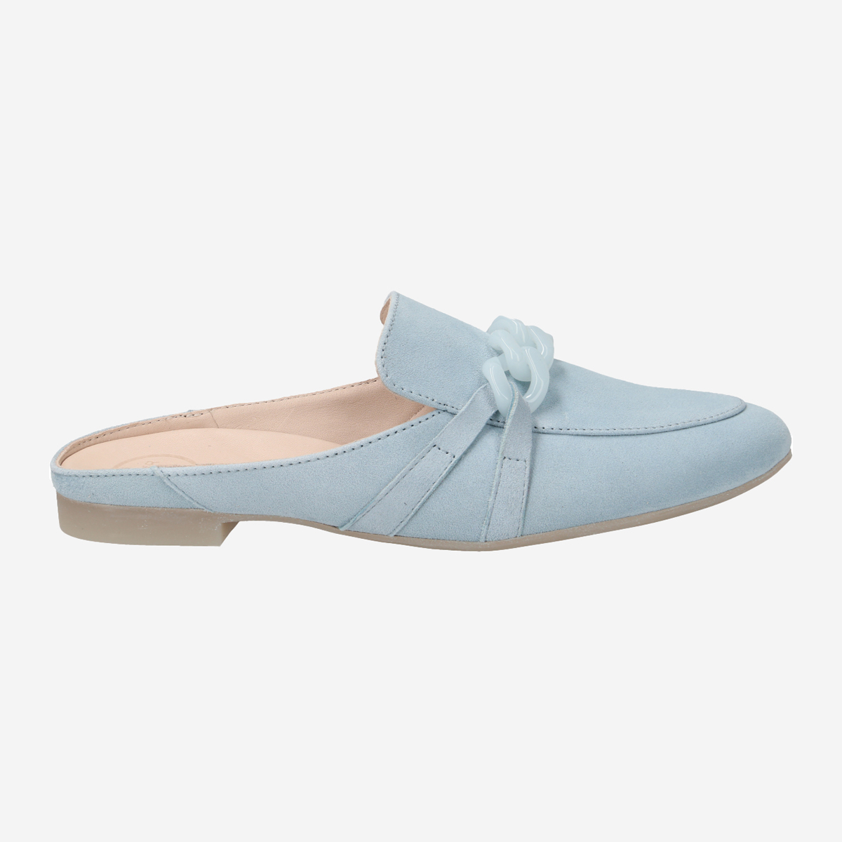 Light blue hot sale mule shoes