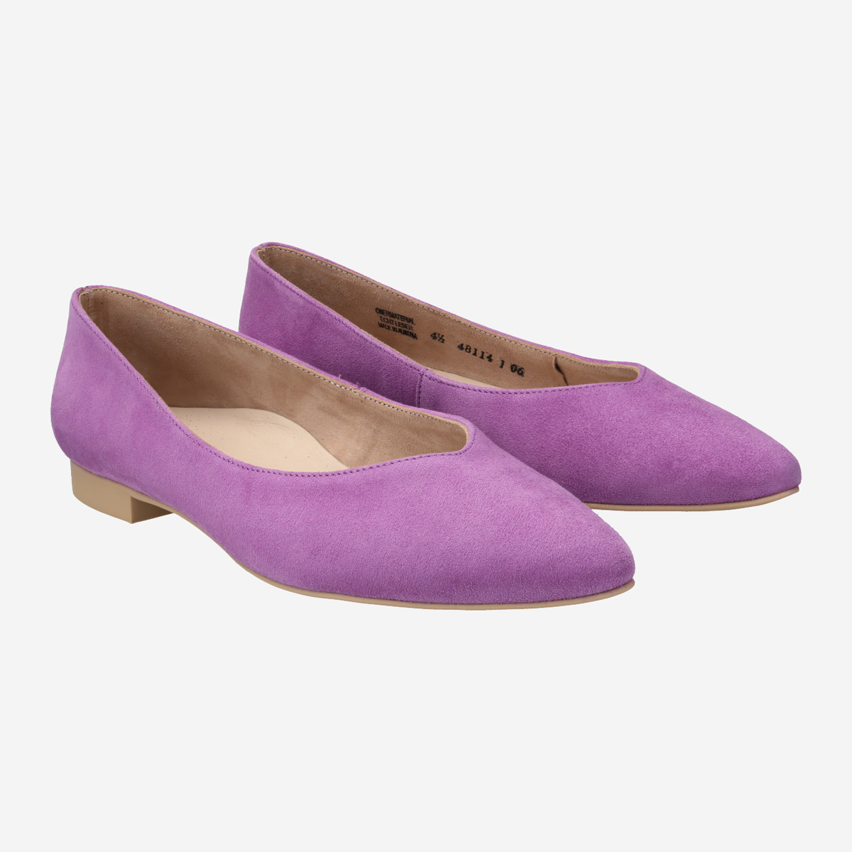 Purple ballet online pumps