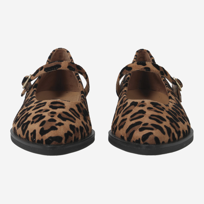 Paul Green 1127-036 - Brown/ leo look - Front view