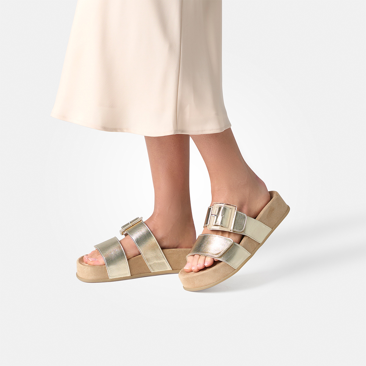 Paul Green 6157-027 Sandaletts in gold buy online