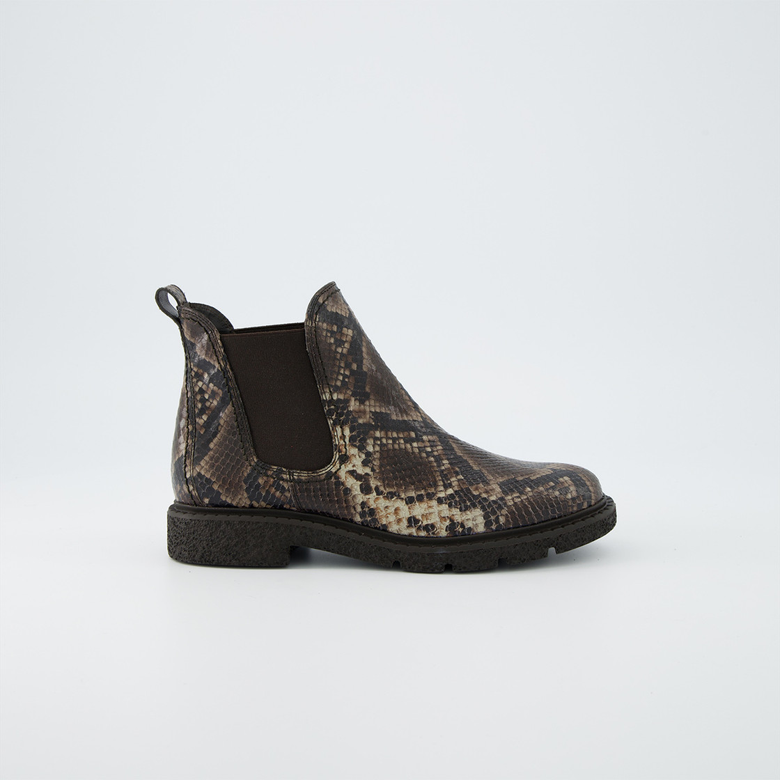 Paul Green 8258-048 - Brown with accents / Reptile-print