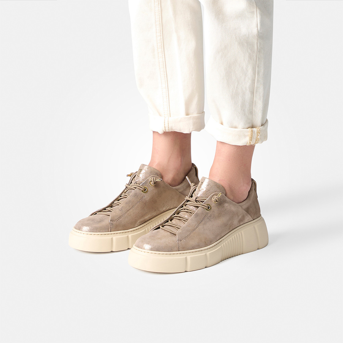 Paul Green 5418-088 - Beige, gold-metallic - Special image