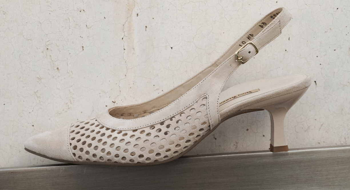 OHGA PETIT TWEED PUMPS ベージュ23.0cm パンプス Paul Green Peeptoes & Slingpumps in beige - the largest selection